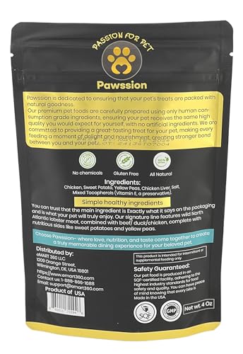 PAWSSION Chicken Cat Treats Made in USA- Human-Grade, Grain Free, Healthy, High Protein All Natural cat Snacks, crushy cat Food (Wafer) 4 oz - Image 3