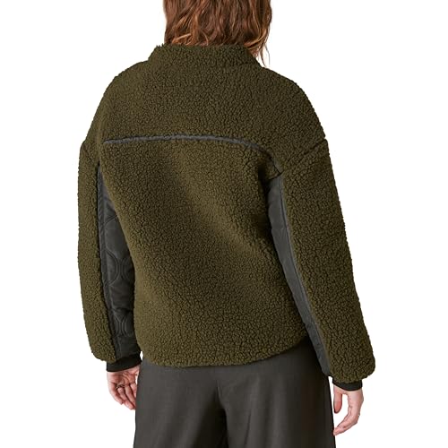 Lucky Brand Women's Reversible Mixed Media Faux Shearling Jacket2