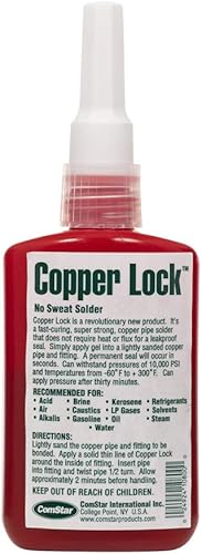 Miniatura 2 de Bloqueo de cobre sin soldadura de calor ComStar de 2onzas Recipiente de plástico