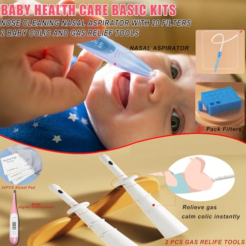 Baby-Essentials-Healthcare-and-Grooming-Kit-Baby-Electric-Nail-Trimmer-Set-Newborn-Nursery-Health-Care-Set-for-Newborn-Infant-Toddlers-Baby-Boys-Girls-Kids