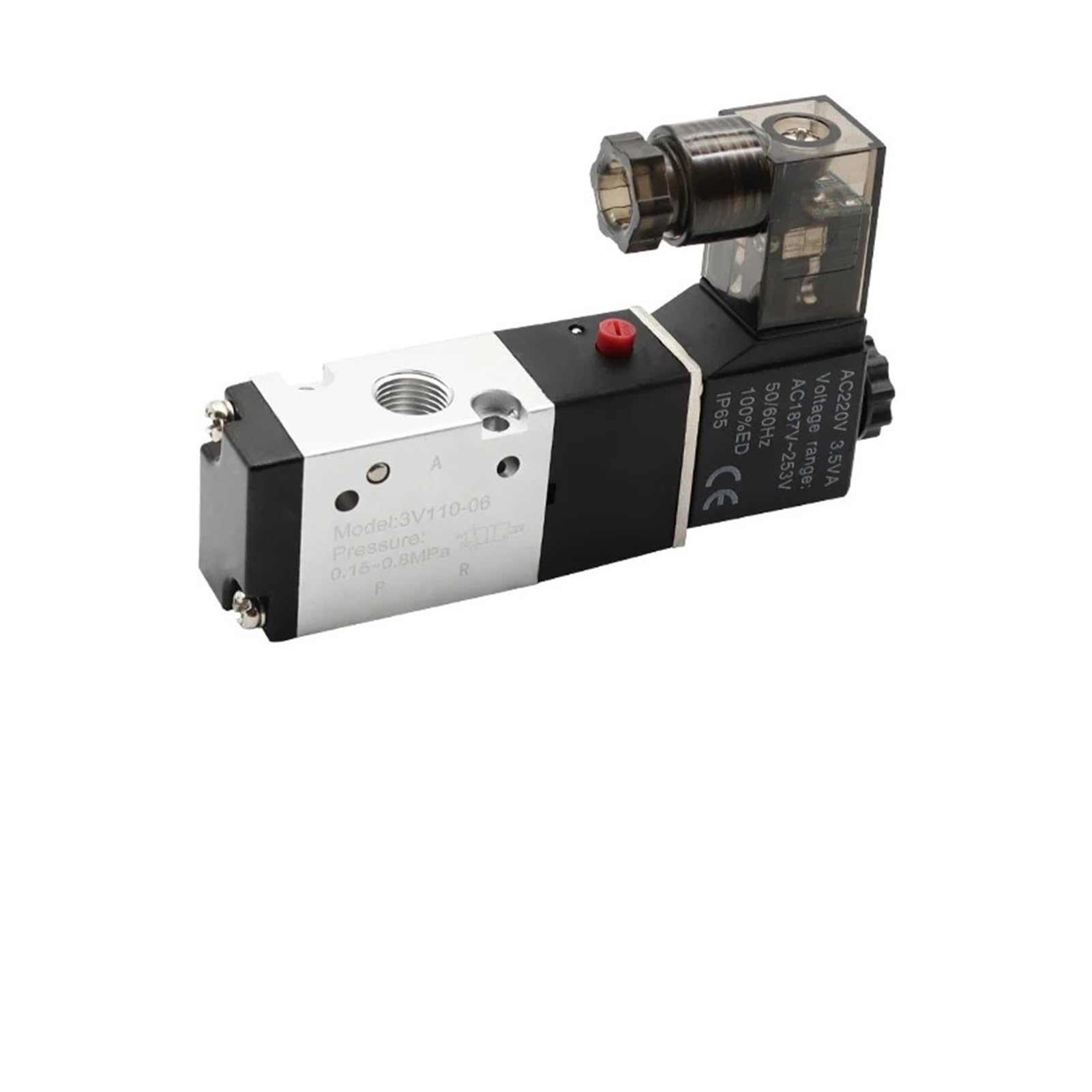 Électrovanne pneumatique 3/2 voies DC 12V réactive pour contrôle de vérin précis