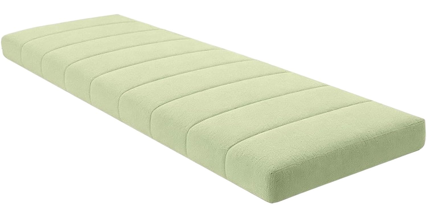 SDNAM Indoor/Outdoor Bench Cushion – 4.5 cm / 1.8 in thick – Non-Slip Seat Pad for Bay Windows, Garden Patio, Long Chairs, Swings & Porch Furniture(11@,40x40cm/16x16in)