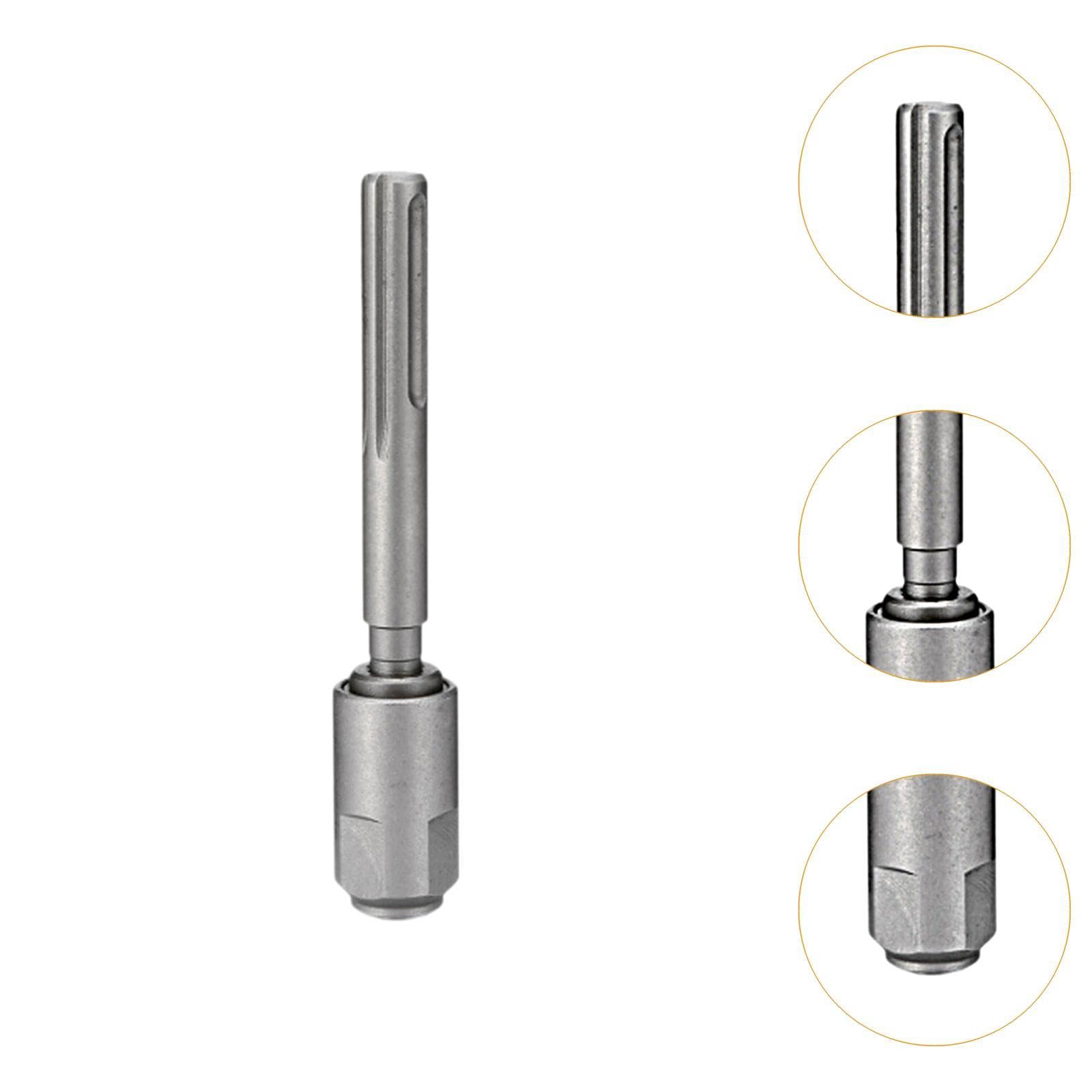 Adaptador de Taladro SDS, Portátil, Estable, Universal, para Taladros de Percusión, Conexión con Eje de Acero, Herramienta Rápida, Plata