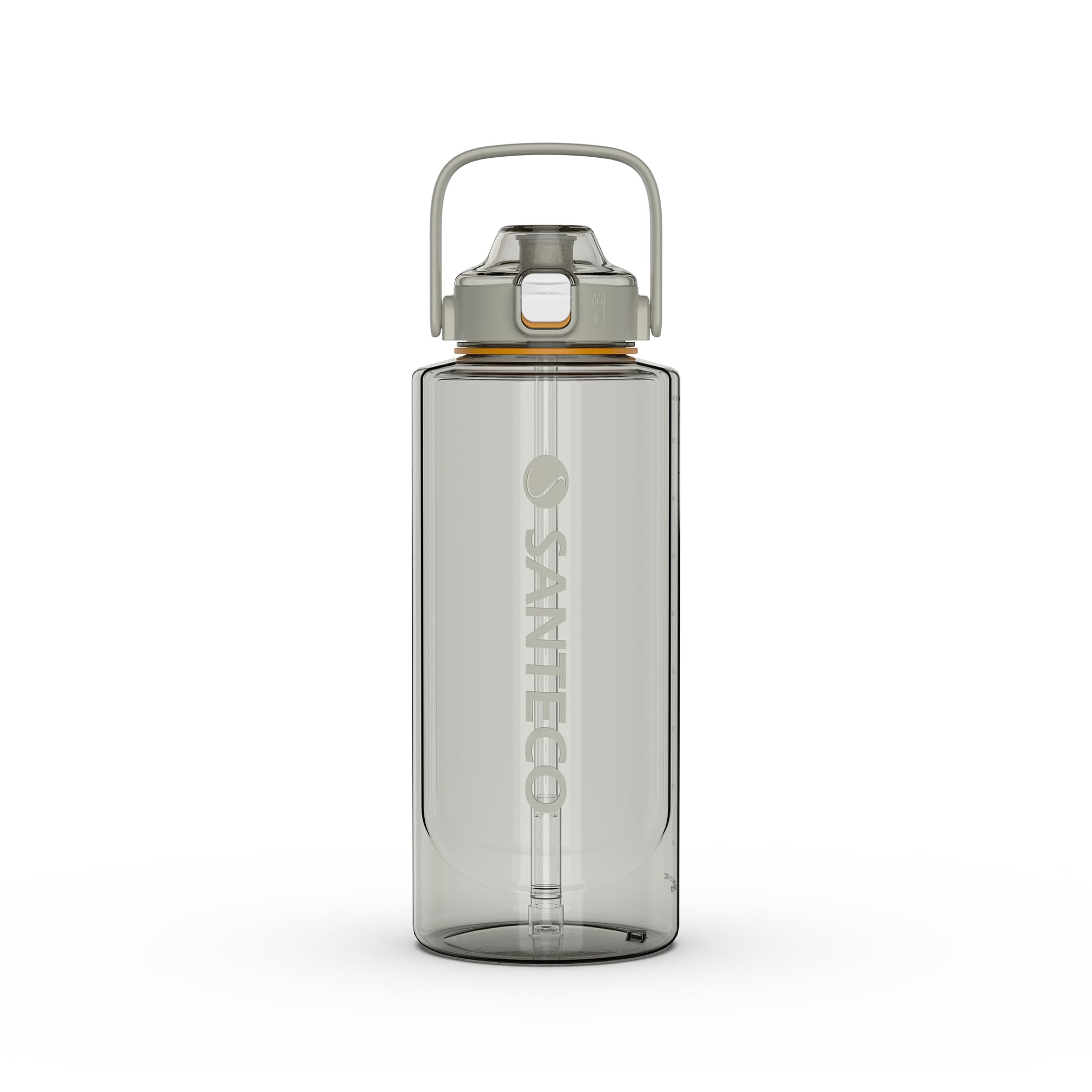 SANTECO 水筒 2000ML ボトル 2リットル BPAフリー ストロー付…