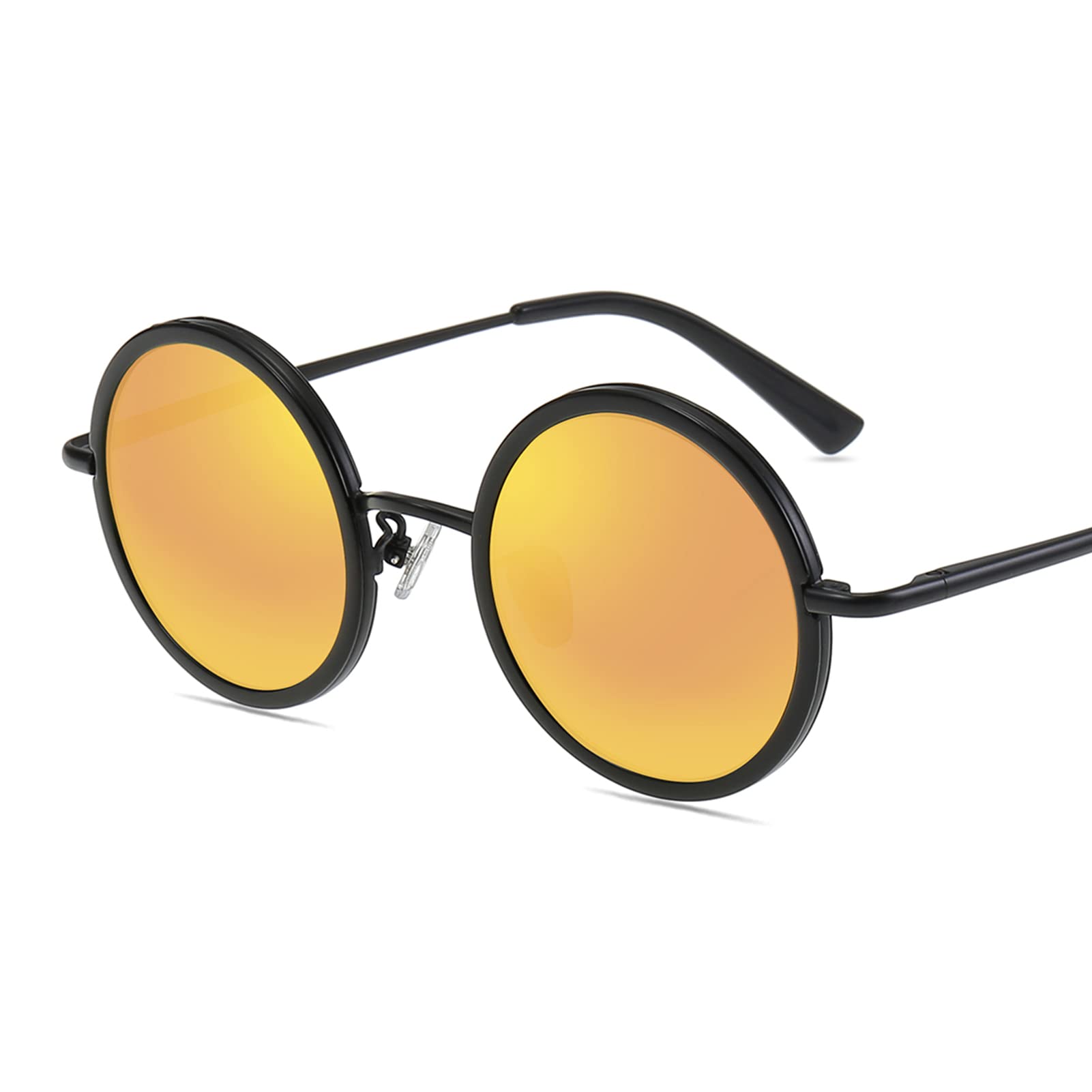 Amazon.com: HELES Retro 45mm Small Round Full Rim Polarized  display picture 2