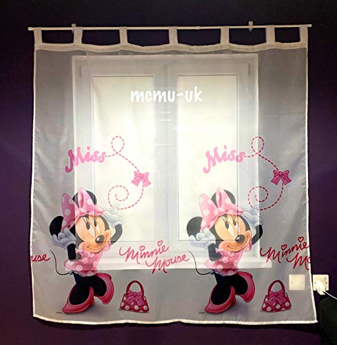 Dekoartikel Fur Kinderzimmer Baby Vorhange Polontex Gardine Mit Schlaufen Minnie Maus 1 150 Cm B X 160 Cm L Kinderzimmer Tuinen Brouckaert Be