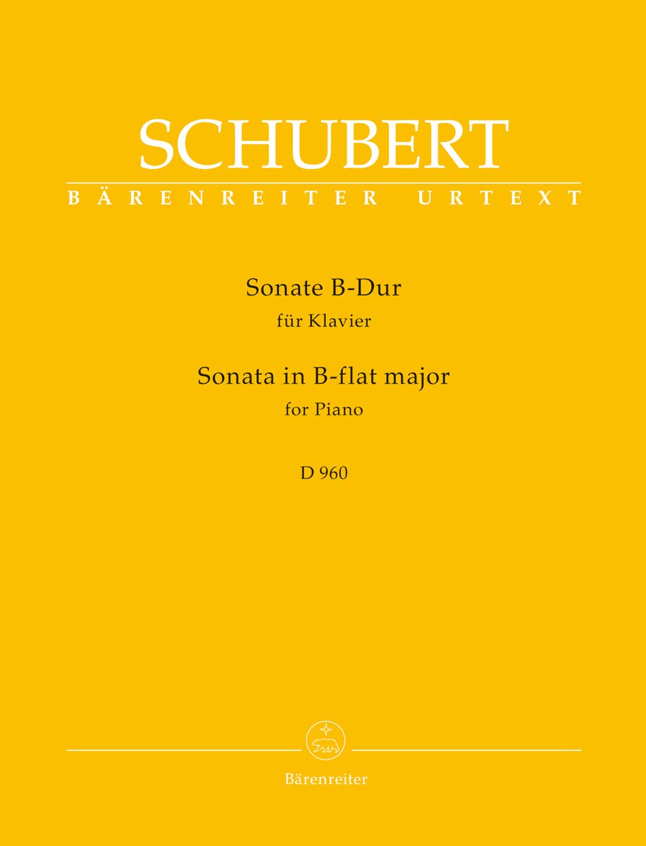 Piano Sonata in B-flat major D 960      Sheet music – October 25, 2013