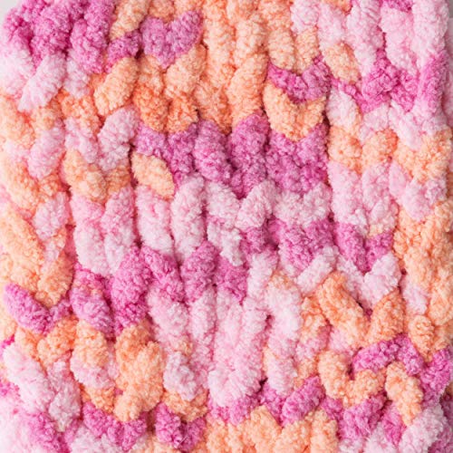 Image of Bernat Baby Blanket Yarn, 3.5 oz, Gauge 6 Super Bulky, Peachy