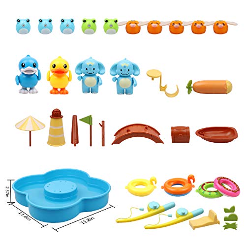 Lydaz Water Toys for Kids - Fun Bath Toys for Toddlers Boys & Girls - Imaginative Magnetic Fishing Games - Water Table Toys Gifts for 3 4 5 6 Years Old - Thumbnail 7