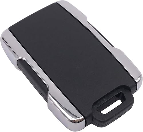 Miniatura 3 de Funda inteligente para llavero GMC Yukon Sierra 1500, Chevrolet Suburban Tahoe, entrada sin llave, control remoto (plata, 5 botones)