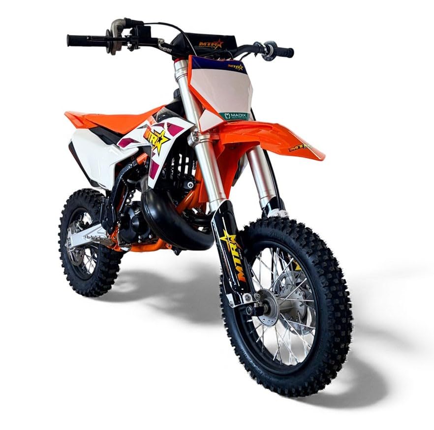 Minimoto MTR replica SX50   Minicross Infantil 2 Tiempos Automática con Motor Réplica Franco Morini y Ruedas 12