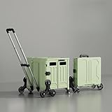 Festlicher faltbarer Trolley, tragbarer Outdoor-Campingwagen, Einkaufswagen mit Rädern, für Lebensmittel, Heimgebrauch, Expresslieferung, leicht und langlebig