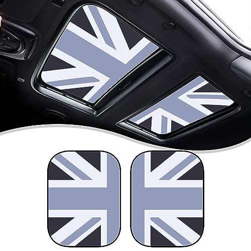 Sunroof Sunshade Sun Shade Roof Cover for Mini r55/r56/r60/f54/f55/f56, Foldable Sunroof Shade Cover, Gray