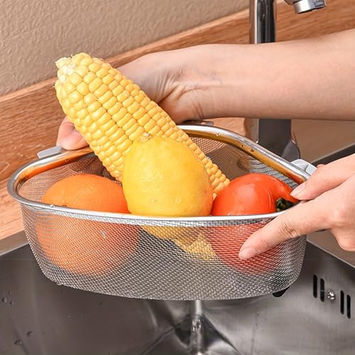 Colador de malla para fregadero de acero inoxidable miniatura 6