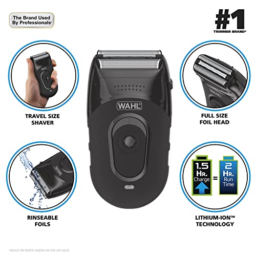 Compact Rechargeable Shaver Kit for Men - 7065