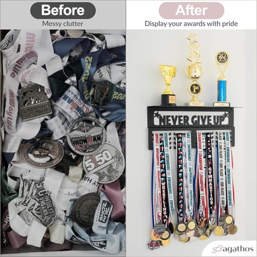 Expositor para trofeos de competición: estante de pared para salón, oficina y cuarto infantil 8