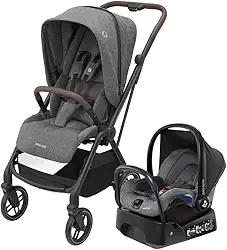 Travel System Maxi-Cosi, Leona² Trio, 0 a 15kg, Select Grey