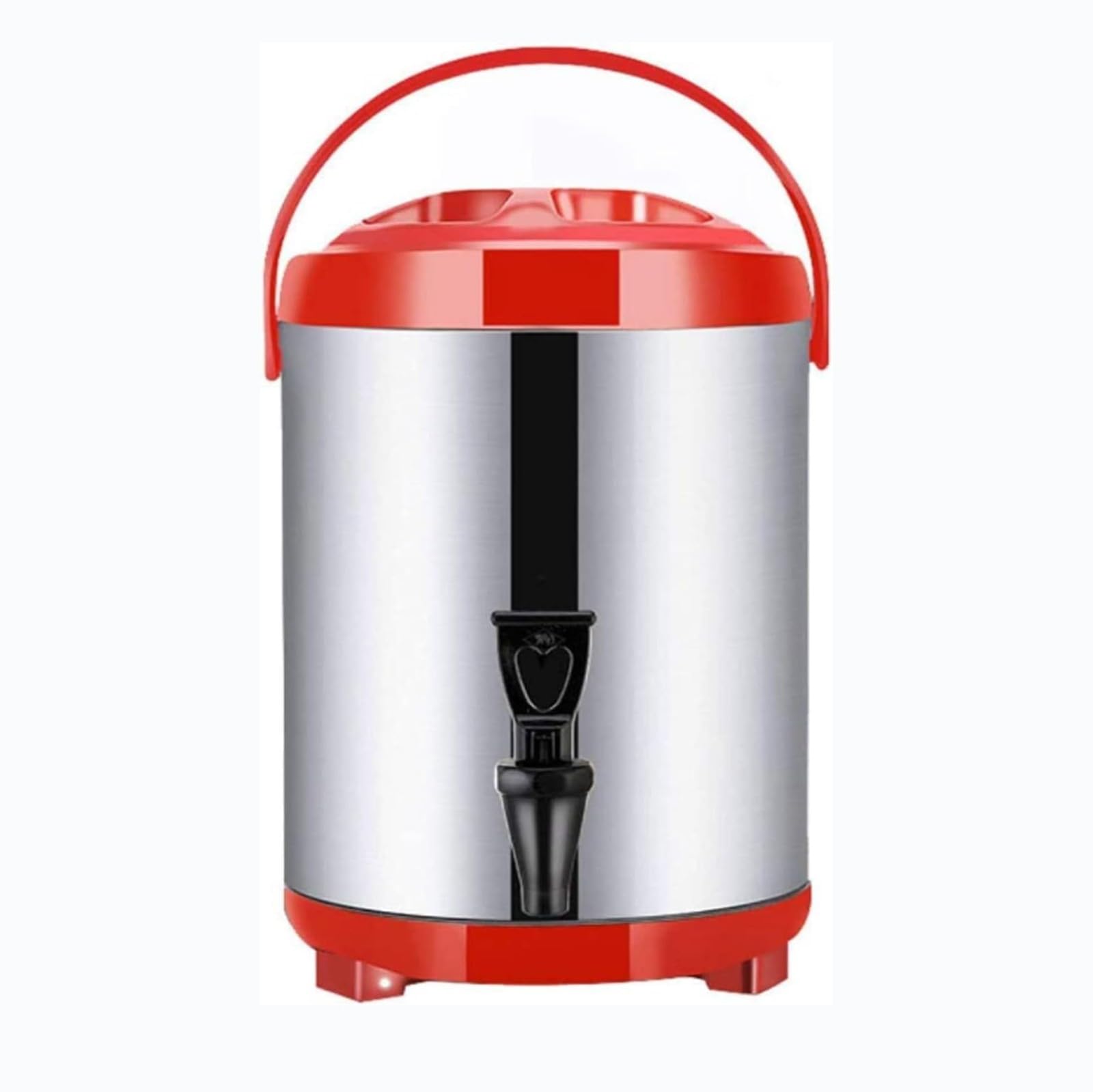 asdchZen Drink Dispenser Beverage Dispenser Stainless Steel Beverage Dispenser With Tap - Insulated Barrel For Hot Drinks, Perfect For Milk Tea, Soybean Milk, Coffee & Tea,B-10L