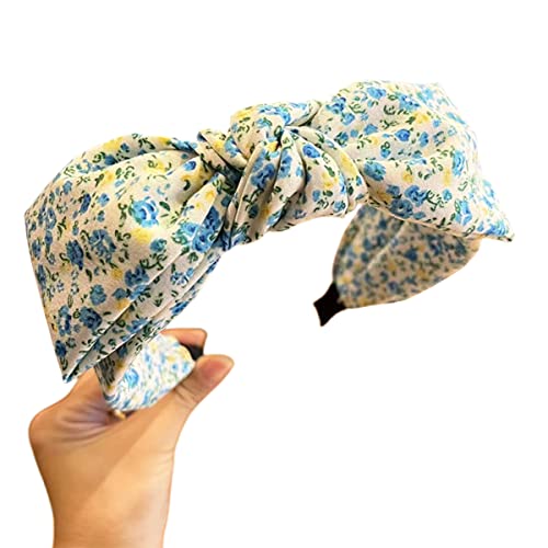 scicent Hair Bands for Women Boho Bow Headband Vintage Rabbit Ear Hairband Wide Print Headbands Women's Fashion Girls Hair Accessories 10909 - Image 4