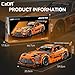 CaDA Master C64008W Mercedes-AMG GT3 Building Set,1:8 Scale – 5466 PCS Officially Licensed Supercar Model, Large Race Car Building Blocks Kit for Adults & Teens