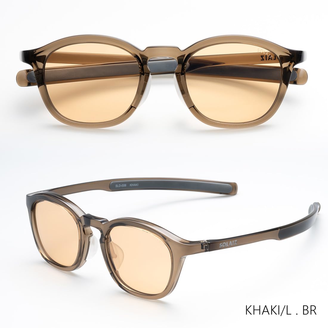 Amazon.co.jp: SOLAIZ ソライズ サングラス Daily Use SLD-006 KHAKI