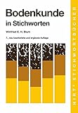 bodenkunde uni bern  Bodenkunde in Stichworten (Hirt\'s Stichwortbücher)