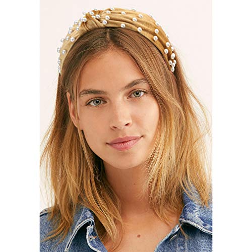 Jaciya Headbands For Women 6 Pack Pearl Headbands Velvet Headbands For Women Pearl Headbands For Women Turban Headbands For Women Womens Headbands Diademas Para Mujer #TOP2