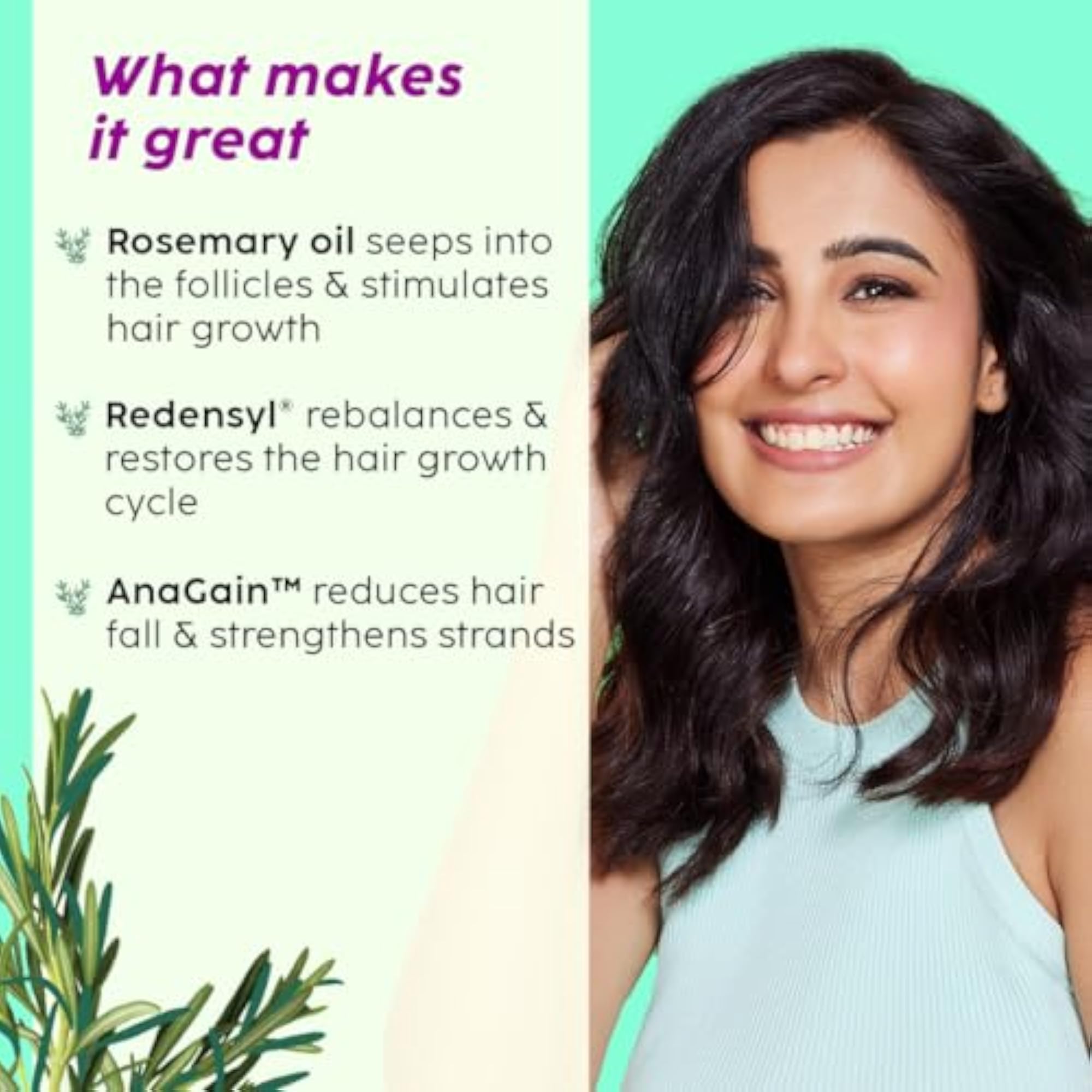 Rosemary Infused Shampoo & Hair Mask, Repair Treatment