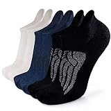 Busy Socks Low Cut Merino Wool Running Socks, Mens Hiking Socks Athletic Running Ankle Sock Thick Cu