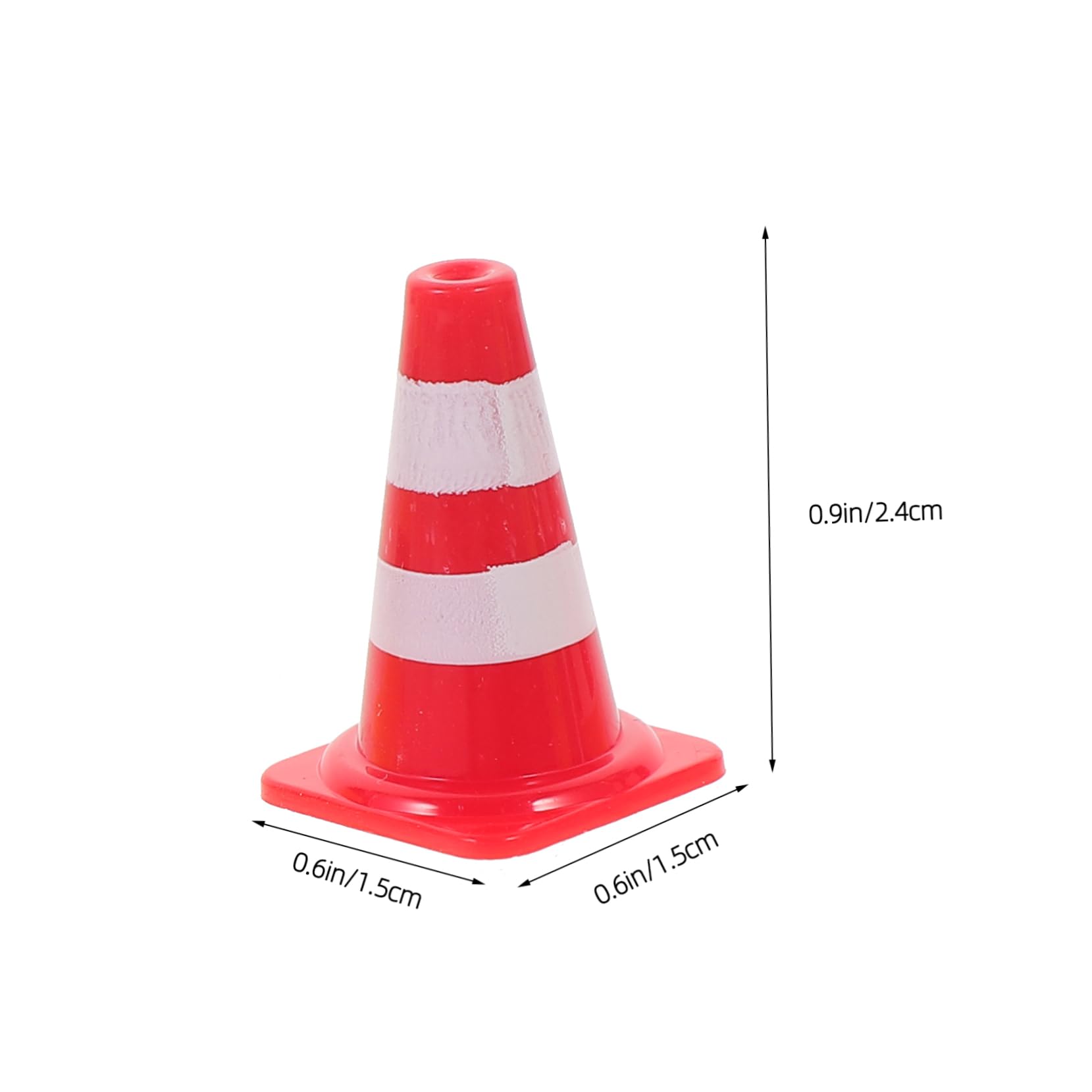 DECHOUS Mini Barricade Toys Roadblock Model Set Piece Miniature Traffic Signs for Creative Play and Learning