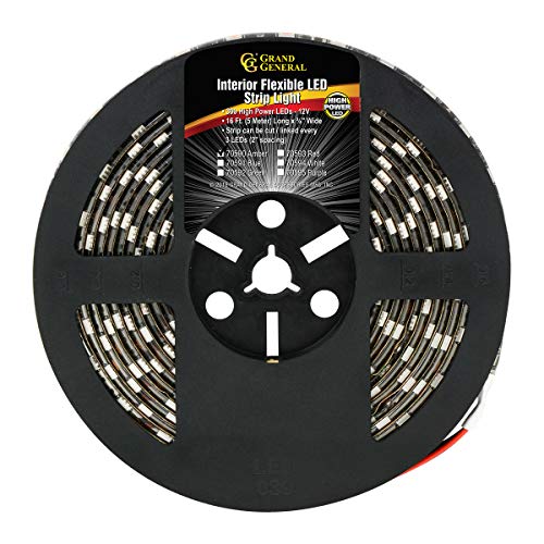 Tira LED Flexible Impermeable 16ft 5050 Luz Ámbar miniatura 4