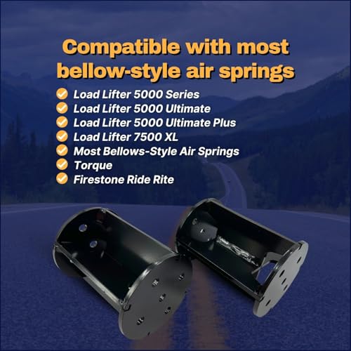 Image of Torque 6 inch Air Spring Bag Spacer for Ford Chevrolet RAM GMC Trucks