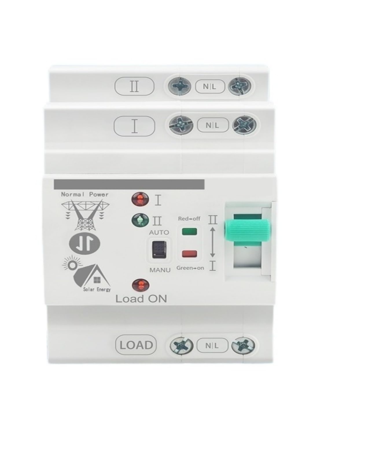 DGLBD-80 Commutatore di trasferimento automatico 2/4P Selettori elettrici ininterrotti fotovoltaici/solari 80A 110/220V Rail Dual Power
