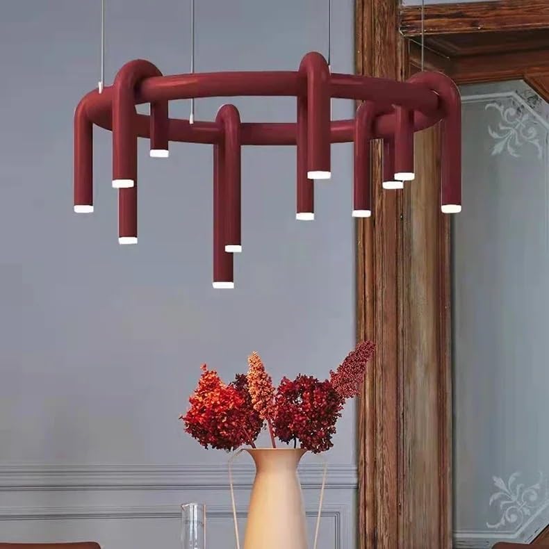 Lustre en forme de U à hauteur réglable pour illuminer vos dîners en salle à manger