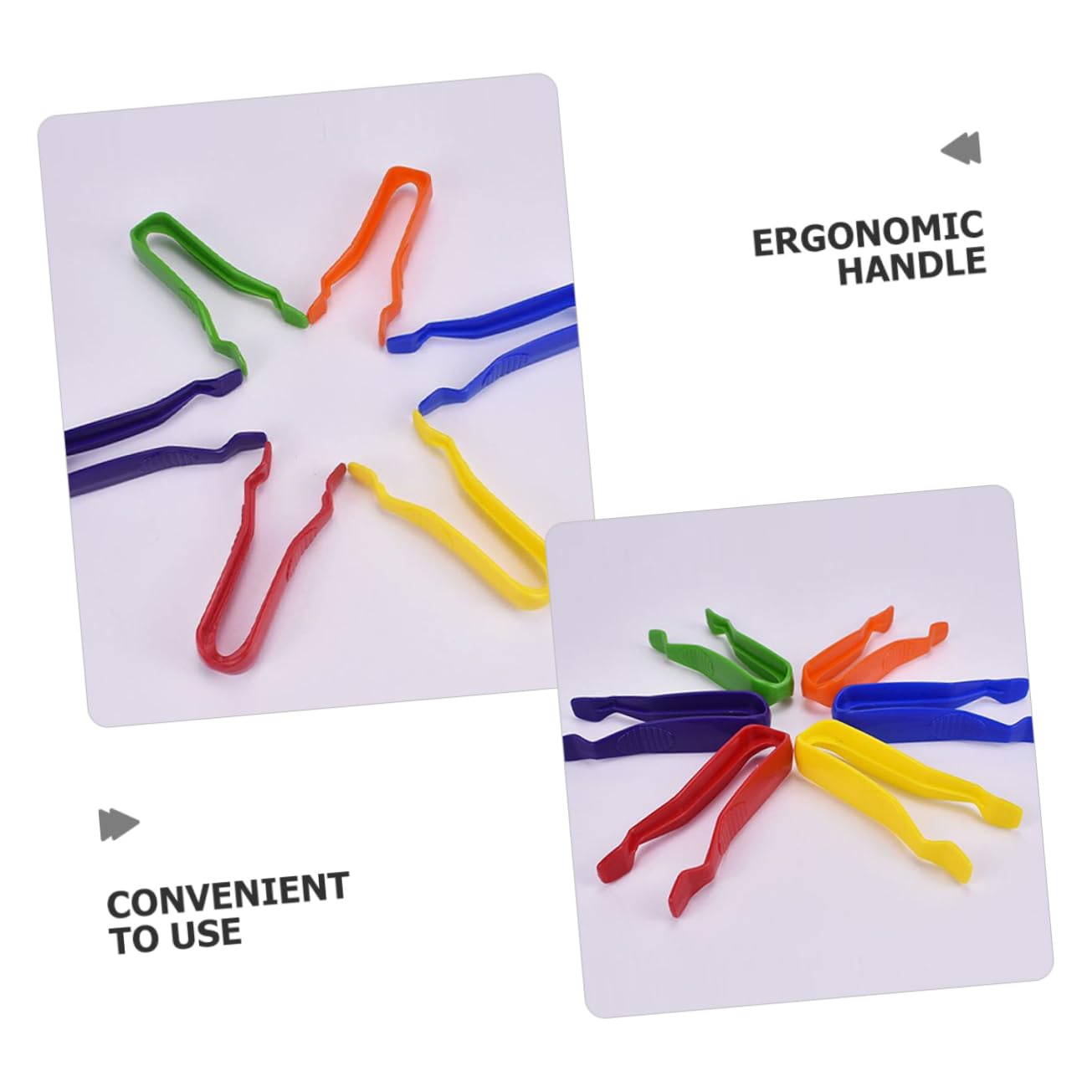TOYANDONA 18pièces Pince à Épiler Plastique pour Outils De Bricolage Accessoires De Créatifs Collecte Insectes