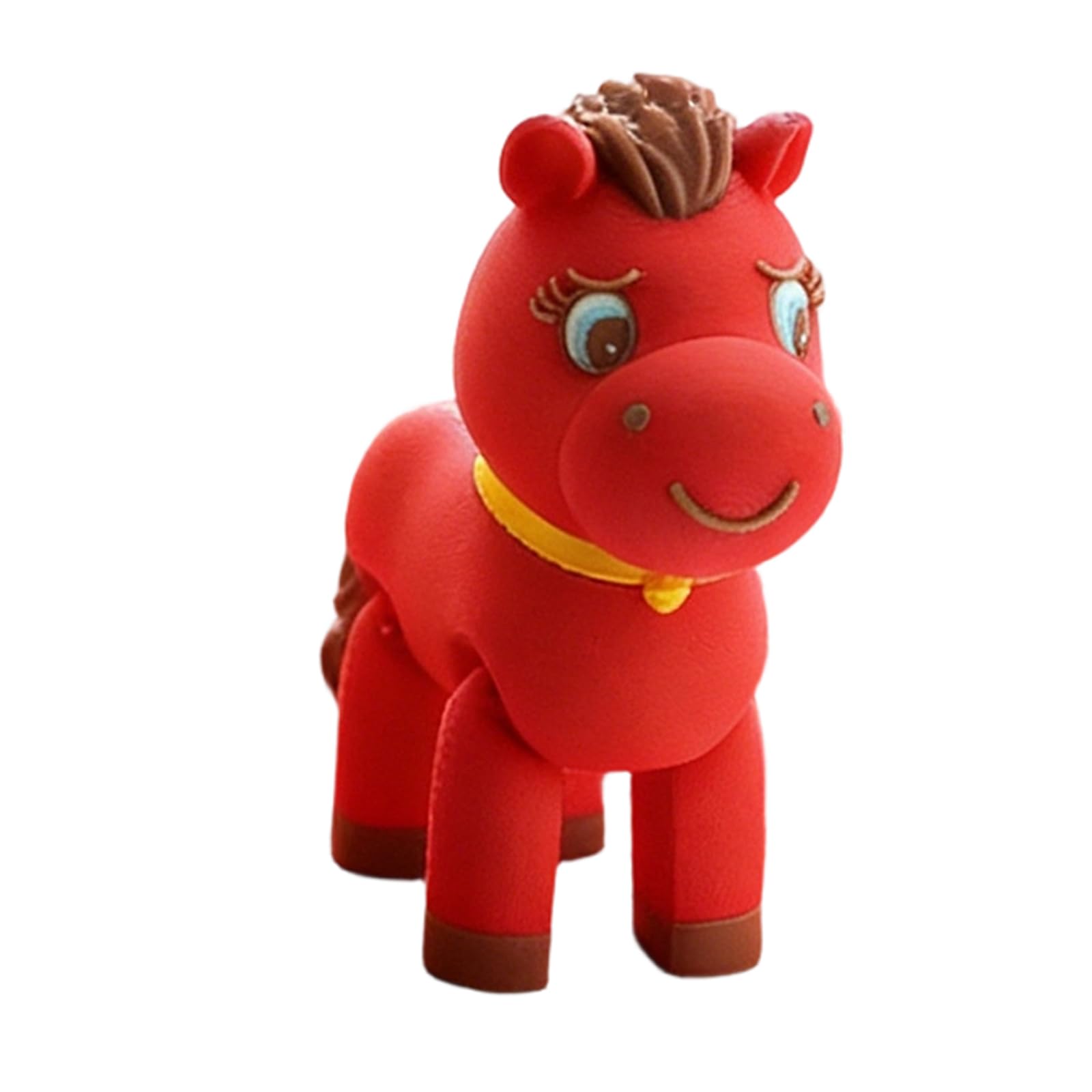 Osniyaw D Changeable Expression Chinese New Year Ecorative Statue Year Of The Horse Figurine Ecoration