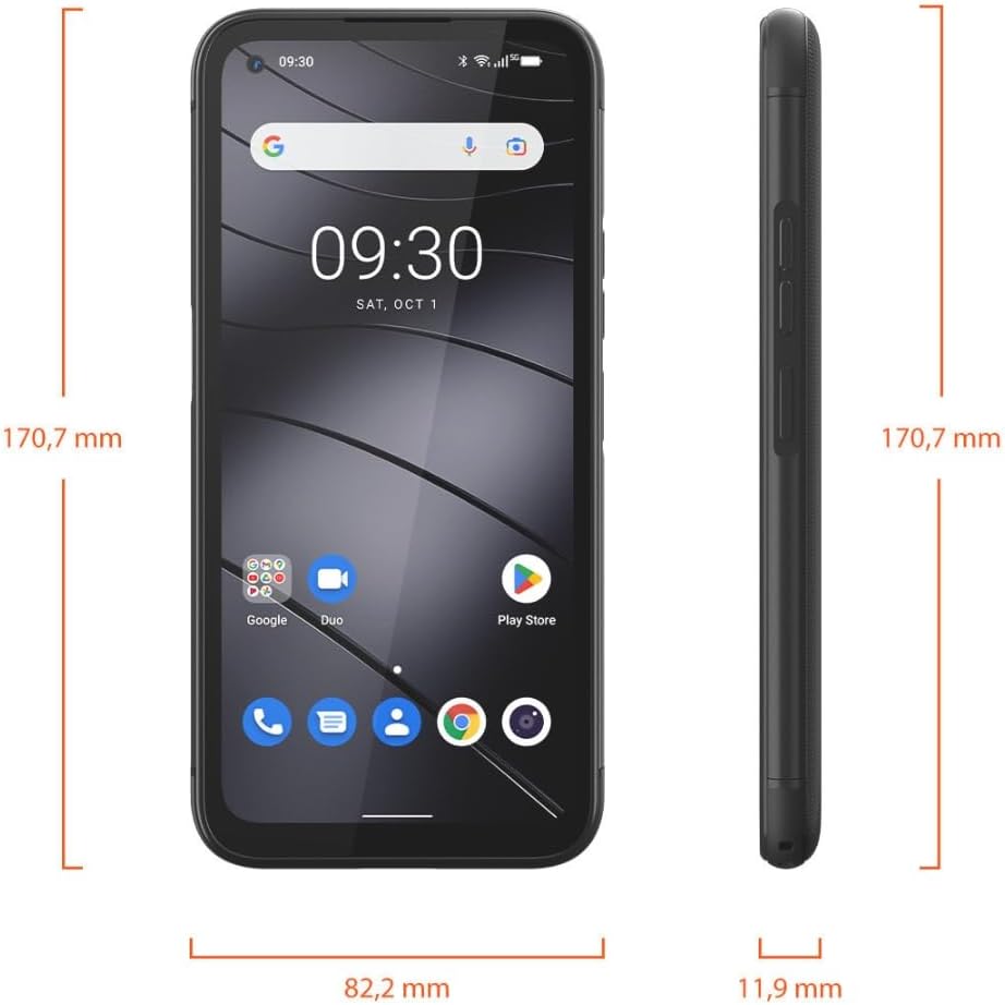 Gigaset GX6 Pro, Dual, 128GB 8GB RAM, Titanschwarz