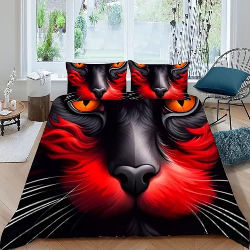Parure de lit animaux microfibre premium 220x240 à fermeture éclair
