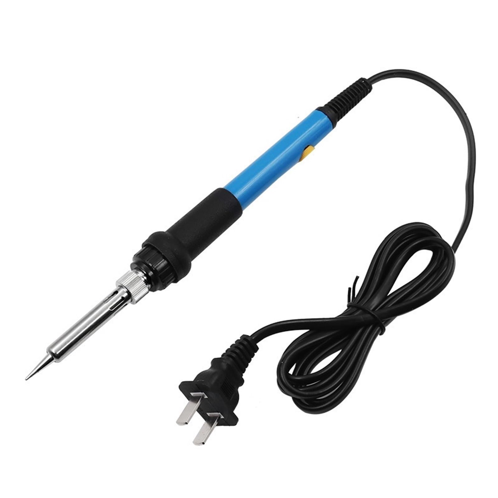Zestaw lutownicy 10 sztuk niebieski, 60W regulacja temperatury lutownica elektryczna przenośna stacja lutownicza do spawania ciepła ołówek, narzędzia spawalnicze z łatwym do przenoszenia