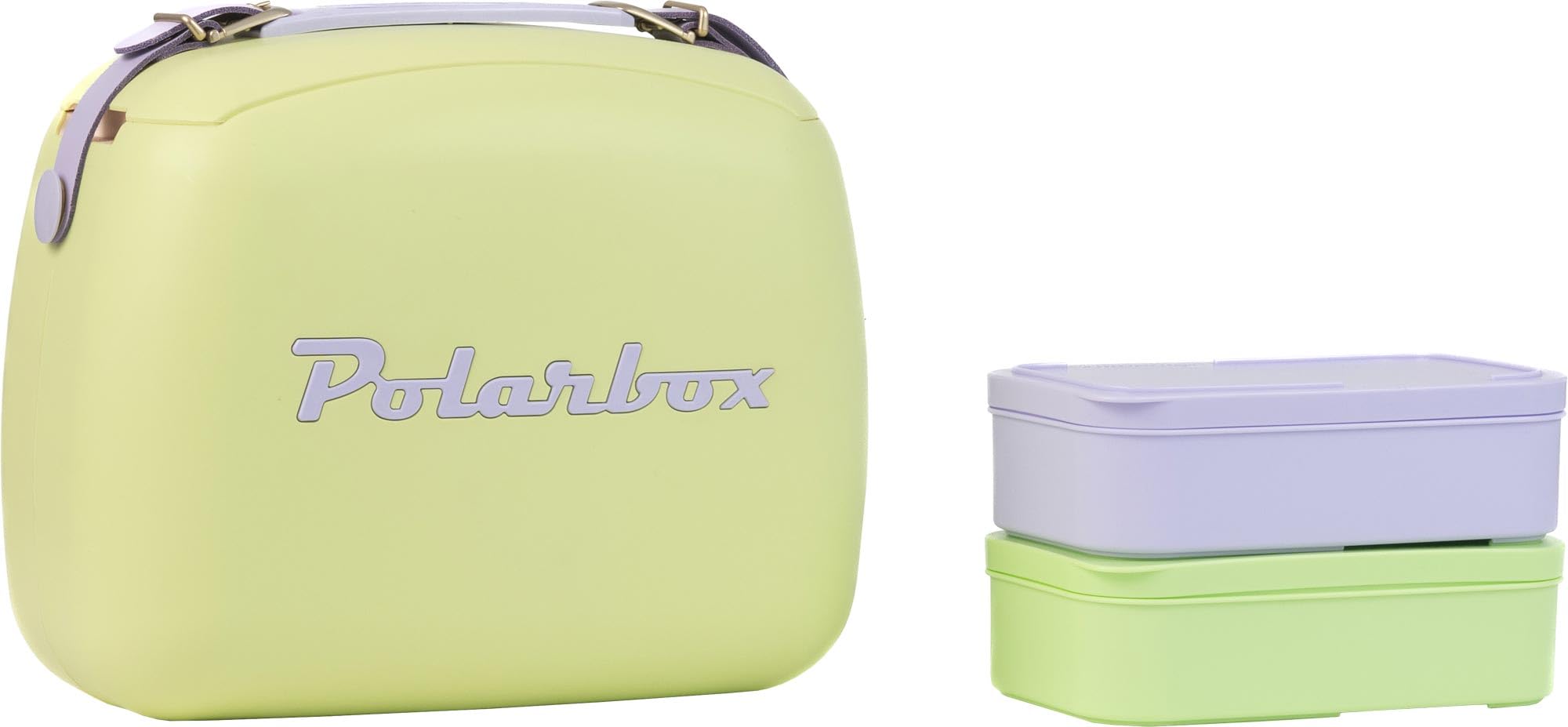 Polarbox Cooler Lunchbox 6L Verde Pop dettagli blu