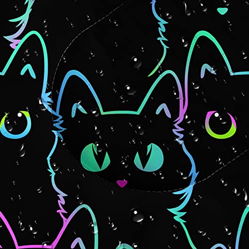 BailiPromise Bolsa de Dormir para Camping con Diseño de Gato Kawaii, 3 Temporadas, Ligera e Impermeable, 31x90 pulgadas, Estándar para Adultos y Niños miniatura 5