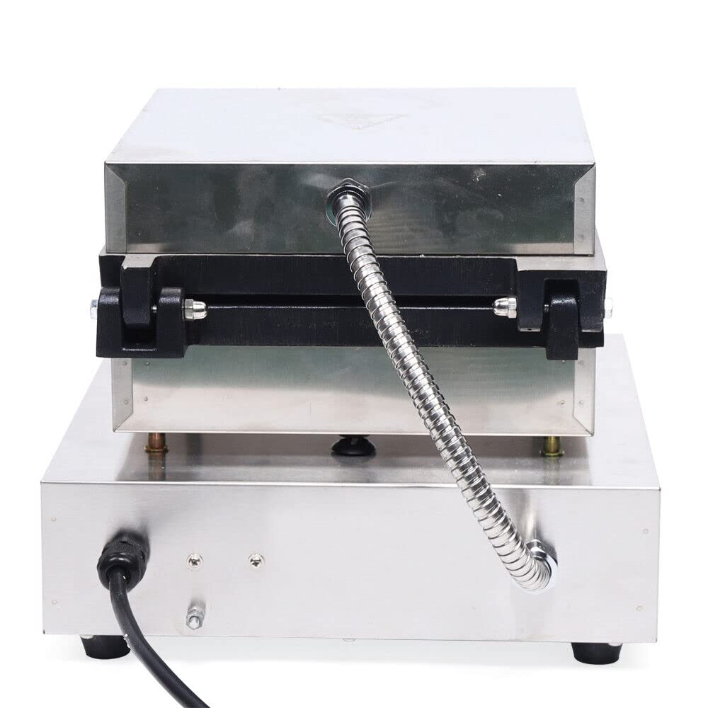 Máquina de gofres comercial temperatura ajustable Muffin máquina con placa antiadherente acero profesional