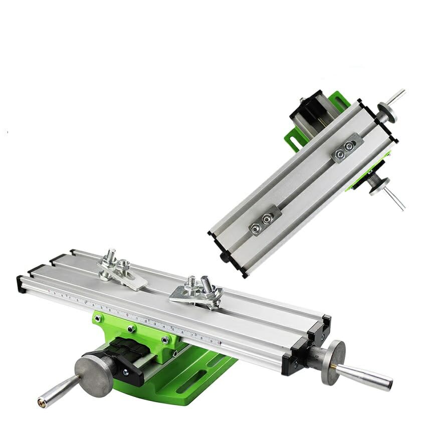 Amazon.co.jp: しっかり固定 フライス盤 クロステーブル フライス 卓上