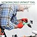 Network Cable Untwist Tool – Wire Straightener & Stripper for Category 5/6 Cables, Twisted Wire Separator, for Engineers