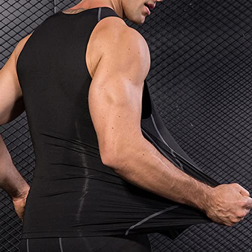 Men's Short Sleeve Muscle Swim Shirt Quick Dry UPF 50+ Sun Protection Rash Guard Swimwear4