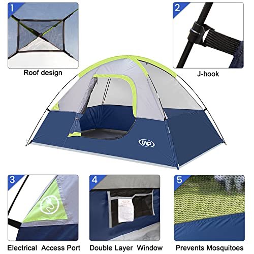 Carpa de camping portátil para 2 personas y ducha miniatura 7