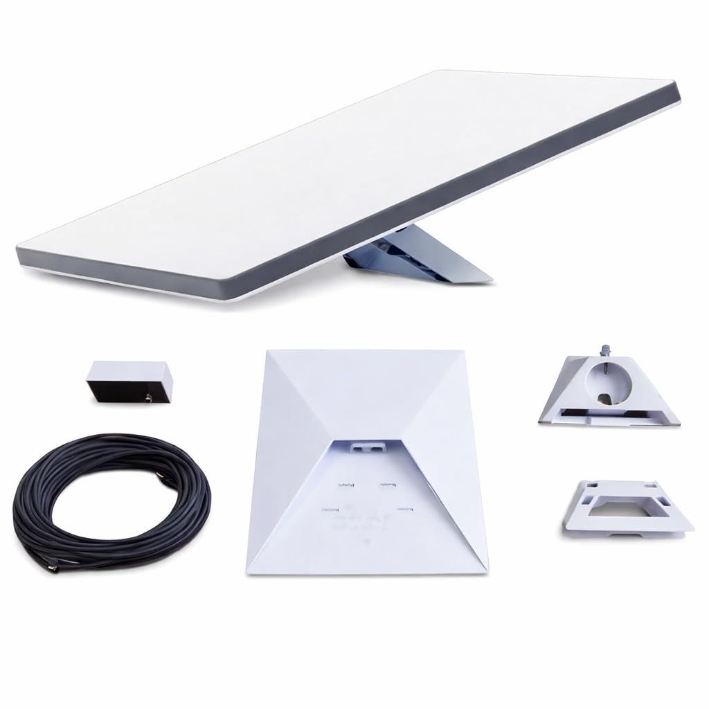 Dish Mini 2026 Portable Satellite Internet Kit – Phased-Array Antenna with Integrated Wi-Fi Router – High-Speed Connectivity for RV, Camping, Remote Work &amp; Off-Grid Travel