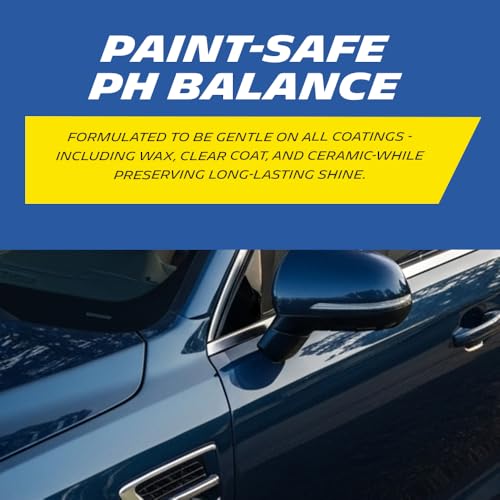 Image of MICHELIN Car Shampoo 500ml | pH Balanced & Super Concentrated Formula for Bucket & Foam Cannon Wash | High Foam for Deep Cleaning | Removes Tough Dirt & Grime | Gentle on Paint & Clear Coat