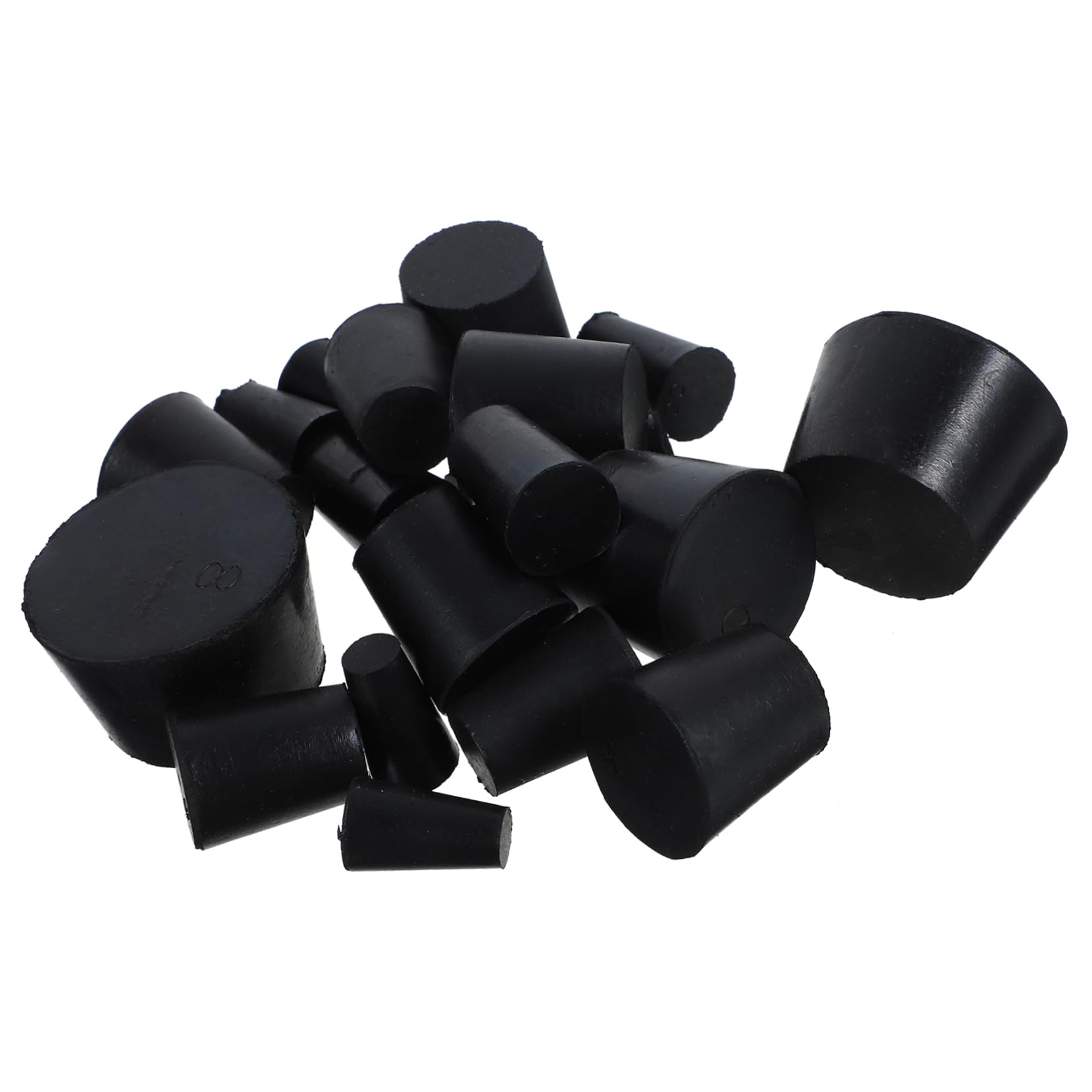 Amosfun 5 Series Tapones De Caucho De Tapones De Laboratorio De Eficaz Y Duradero Y Universidades 21 Piezas X 5