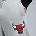 Game 7 x NBA Officially Licensed Men's Casual Jogger Fleece Sweatpants with Pockets, Chicago Bulls, L, Heather Grey